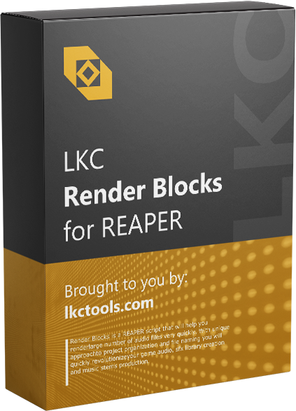 Render Blocks for REAPER product box