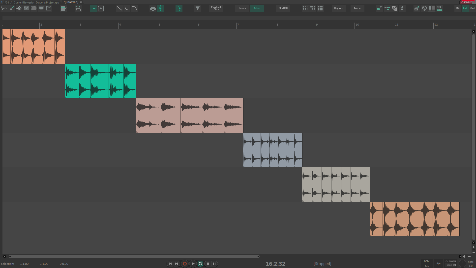 Reimporting an edited render back into the middleware